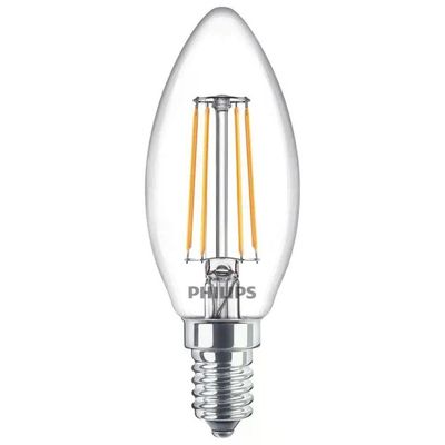 Philips Lampadina LED Oliva E14 4,3 W, 470 lm, 4000 K