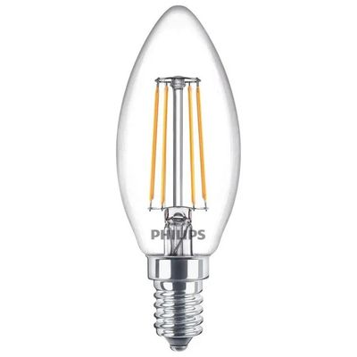 Philips Lampadina LED Oliva E14 4,3 W, 470 lm, 4000 K Philips Lampadina LED Oliva E14 4,3 W, 470 lm, 4000 K