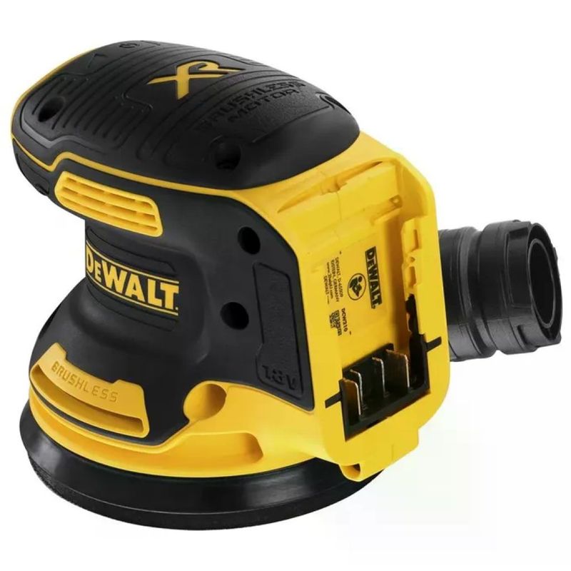 DeWALT DCW210NT-XJ Levigatrice Roto-Orbitale Brushless 18V, 125 mm