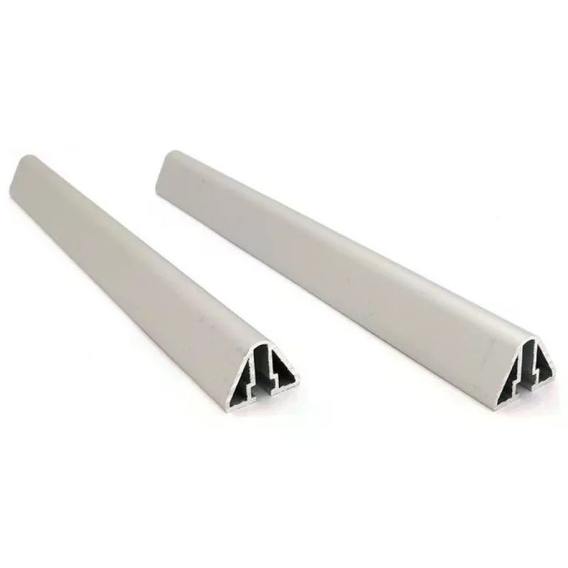 SILMEC 11-003 Kit Traversini per Cassetta Postale, Alluminio Anodizzato Silver, 20 cm, con Viti Inox