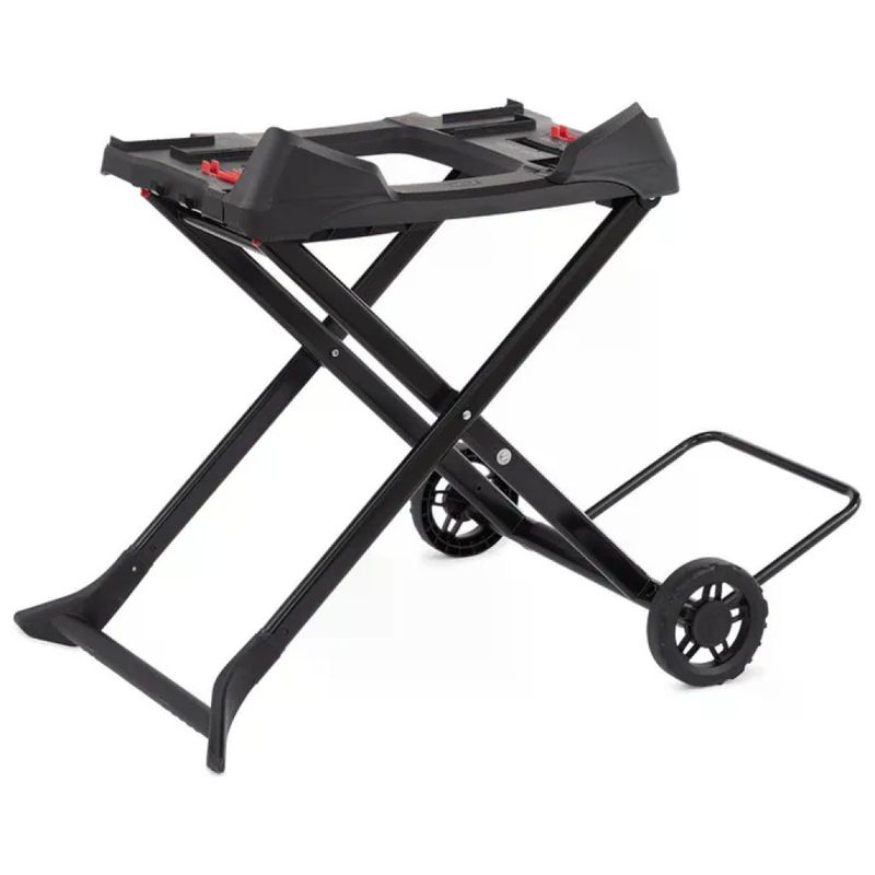 Weber 3400856 Carrello Pieghevole per Barbecue Serie Q, Nero