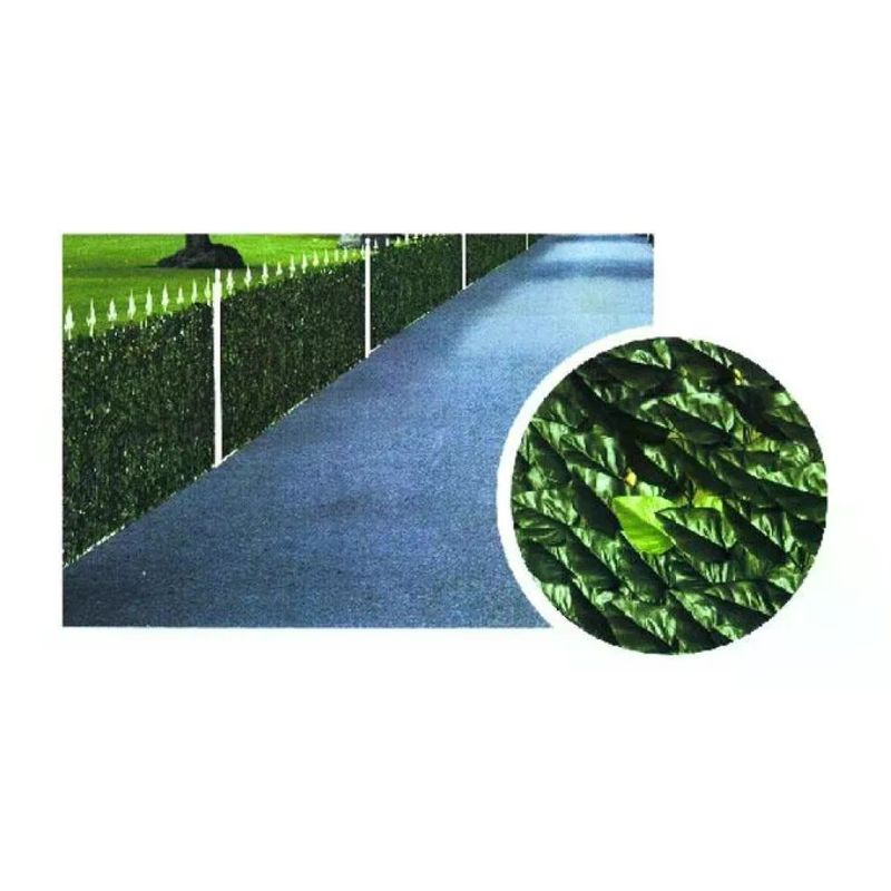 IL CAMPO Siepe artificiale effetto lauro verde 100 x 300 cm IL CAMPO Siepe artificiale effetto lauro verde 100 x 300 cm