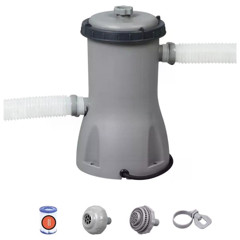Bestway Flowclear 58386 Pompa Filtro a Cartuccia 3.028 L/h, 32 W