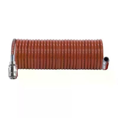 Spiralflex Tubo Pneumatico Spiralato in Nylon P10, 6/8 mm, 20 m, Arancio con Raccordi Uny e CEE Spiralflex Tubo Pneumatico Spiralato in Nylon P10, 6/8 mm, 20 m, Arancio con Raccordi Uny e CEE