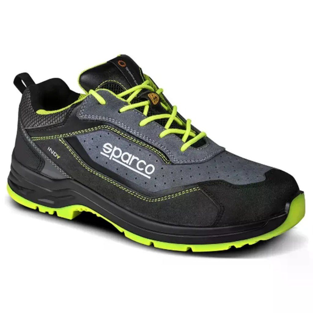Sparco Indy Texas 07539 Scarpe Antinfortunistiche S1P SRC ESD Grigio/Giallo, EU 44 Sparco Indy Texas 07539 Scarpe Antinfortunistiche S1P SRC ESD Grigio/Giallo, EU 44