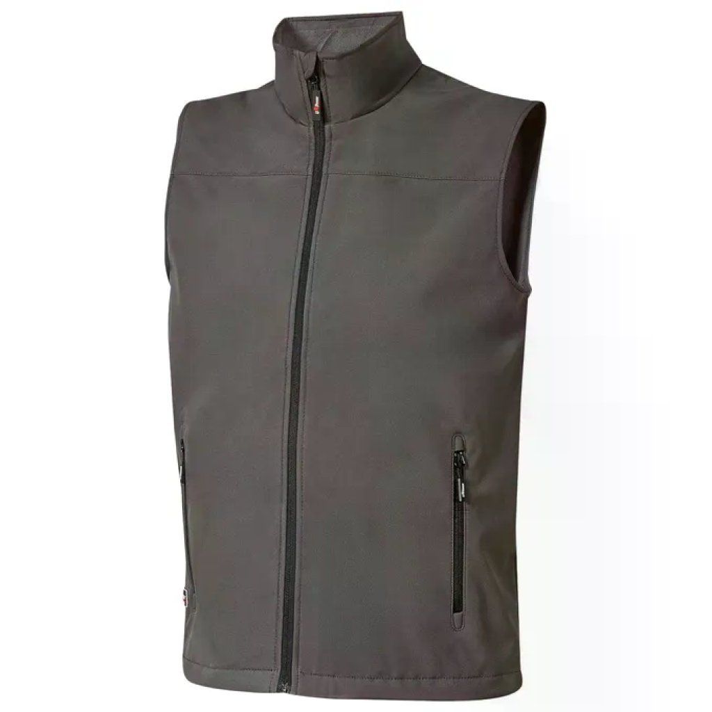 U-Power Dublino WIN231GI – Gilet da lavoro Softshell grigio U-Power Dublino WIN231GI – Gilet da lavoro Softshell grigio