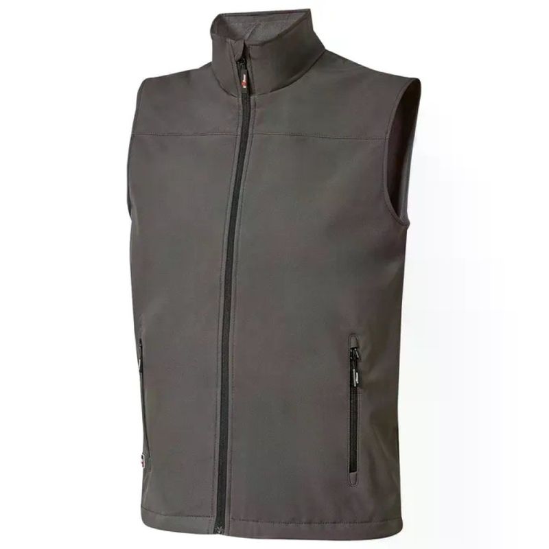 U-Power Dublino WIN231GI – Gilet da lavoro Softshell grigio