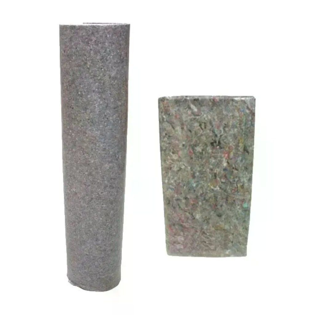 Feudo Panno Protettivo in Feltro con Film in Polietilene, 50 m x 100 cm, 220 g/m², Nero