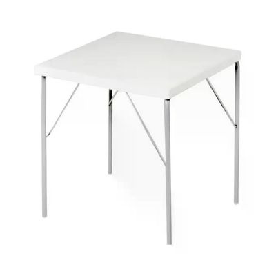 METAL FAR 460BIA Tavolo Pieghevole da Campeggio Bianco, 71,5 x 54,5 x 62 cm METAL FAR 460BIA Tavolo Pieghevole da Campeggio Bianco, 71,5 x 54,5 x 62 cm