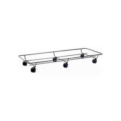 Metallurgica Buzzi BR75 Portavaso Rettangolare con Ruote, 75 × 33 cm, Nero Metallurgica Buzzi BR75 Portavaso Rettangolare con Ruote, 75 × 33 cm, Nero