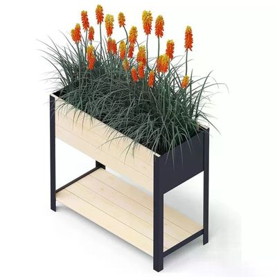 Upyard MODERNBOX HIGH 780X360 ModernBox High Fioriera Rialzata in Legno 78x36x72 cm 55 L colore Natural