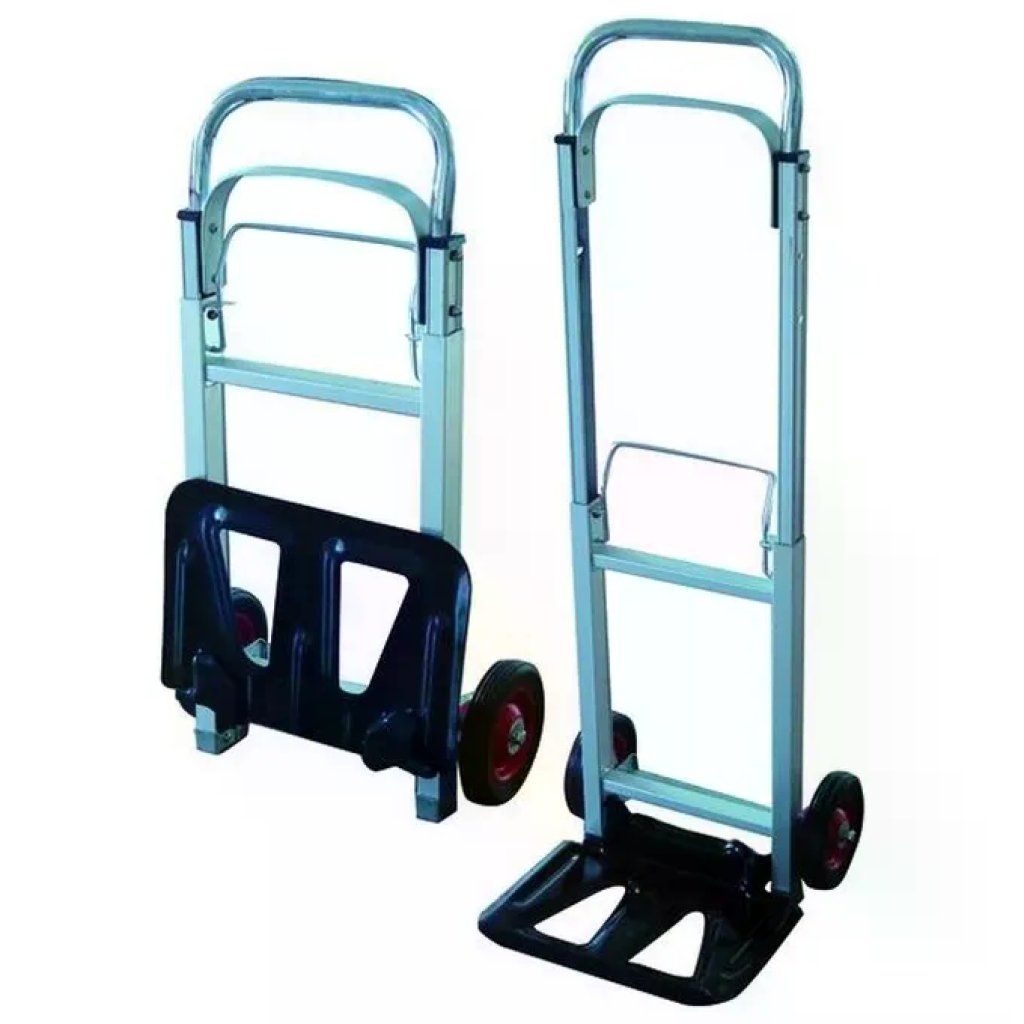 VIGOR-BLINKY Carrello Portatutto Pieghevole in Alluminio, Portata 90 kg