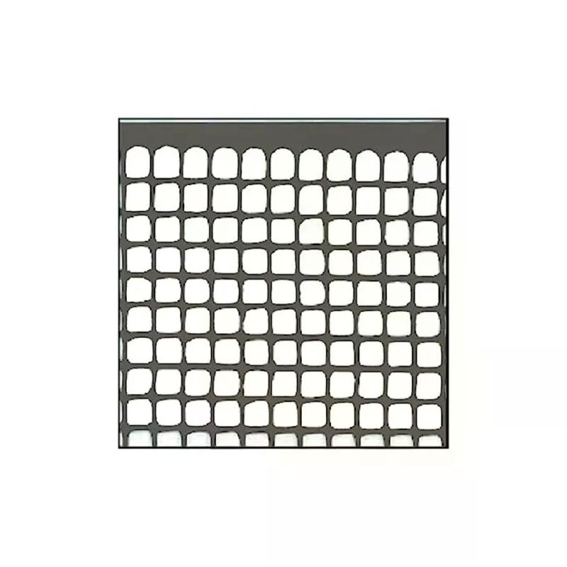 VIGOR Rete in Plastica Grigia a Maglia Quadra 10 x 10 cm, 10 x 1 m