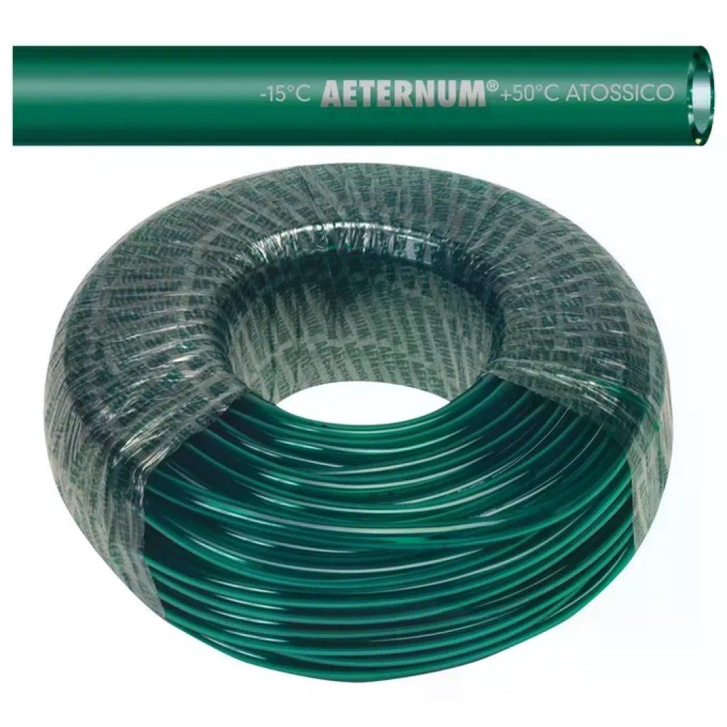 FITT Aeternum Tubo Flessibile per Irrigazione in PVC Atossico, 35 mm x 45 mm, 35 m, Verde Smeraldo FITT Aeternum Tubo Flessibile per Irrigazione in PVC Atossico, 35 mm x 45 mm, 35 m, Verde Smeraldo
