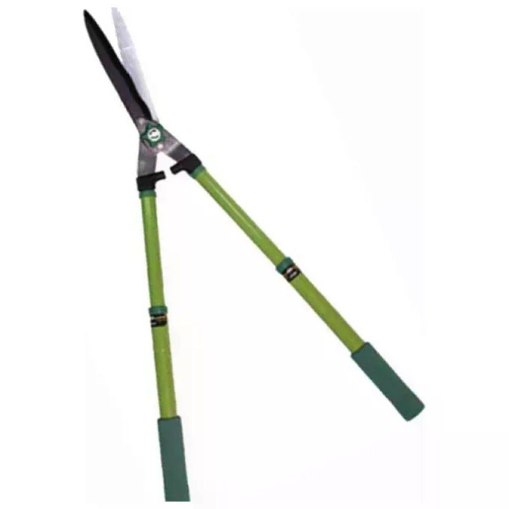 IL CAMPO 01100 Plus Forbice per Siepi Estensibile Lame Ondulate Teflon 225 mm Manici Acciaio 650 800 mm