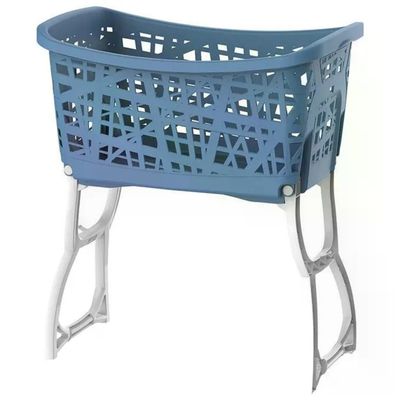 Bama Stand Up – Cesta portabiancheria 44 L con gambe reclinabili
