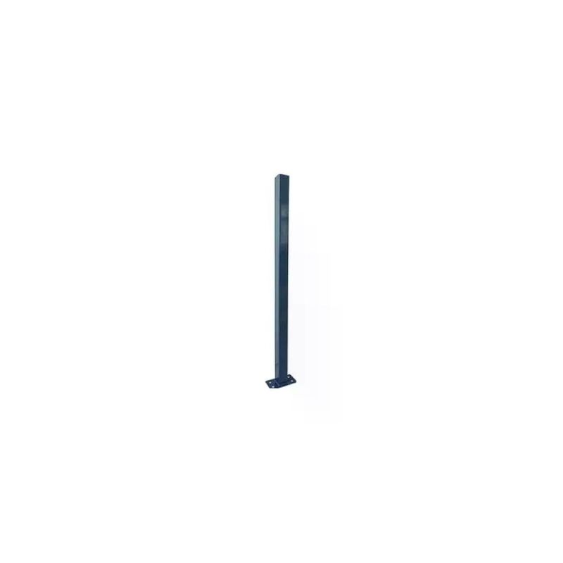 Vigor Paletto per recinzione 50x50 mm con piastra, H 200 cm, antracite