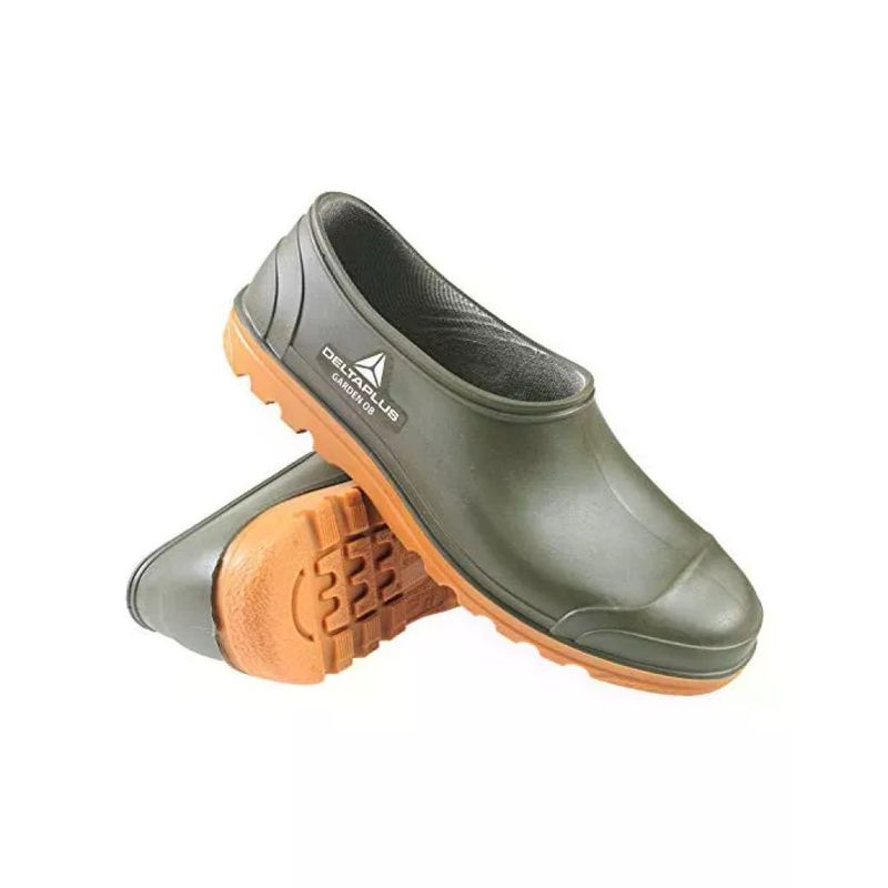 Delta Plus GARDEOBKA41 zoccoli da lavoro antiscivolo SRA in PVC, kaki e nero