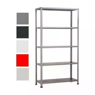 GRIMA Scaffale Metallico a Bulloni 5 Ripiani 100 x 40 x 185 cm Grigio