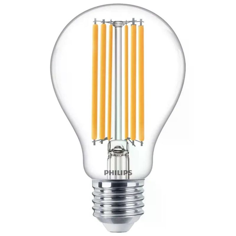 Philips Lampadina LED Classic A67 E27 13W 2700K Trasparente