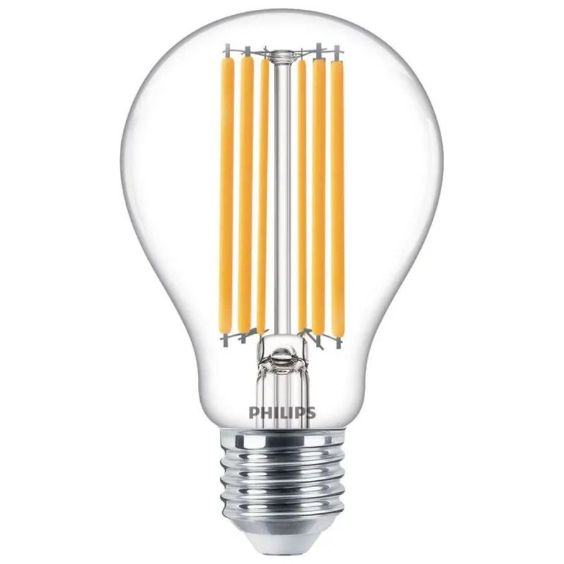 Philips Lampadina LED Classic A67 E27 13W 2000 lm 2700K Trasparente