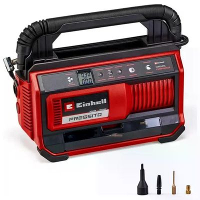 Einhell PRESSITO 18/25 4020420 Compressore a batteria 18 V, 11 bar, con display LCD Einhell PRESSITO 18/25 4020420 Compressore a batteria 18 V, 11 bar, con display LCD