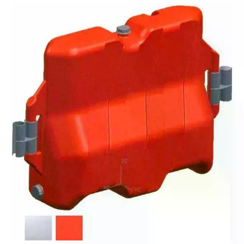Enne Plastica Barriera Protettiva Zavorrabile 113 × 40 × 75 cm Bianca