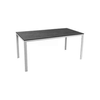 Amicasa Roma SAK-156 Tavolo da esterno 156 × 78 cm, bianco e antracite Amicasa Roma SAK-156 Tavolo da esterno 156 × 78 cm, bianco e antracite