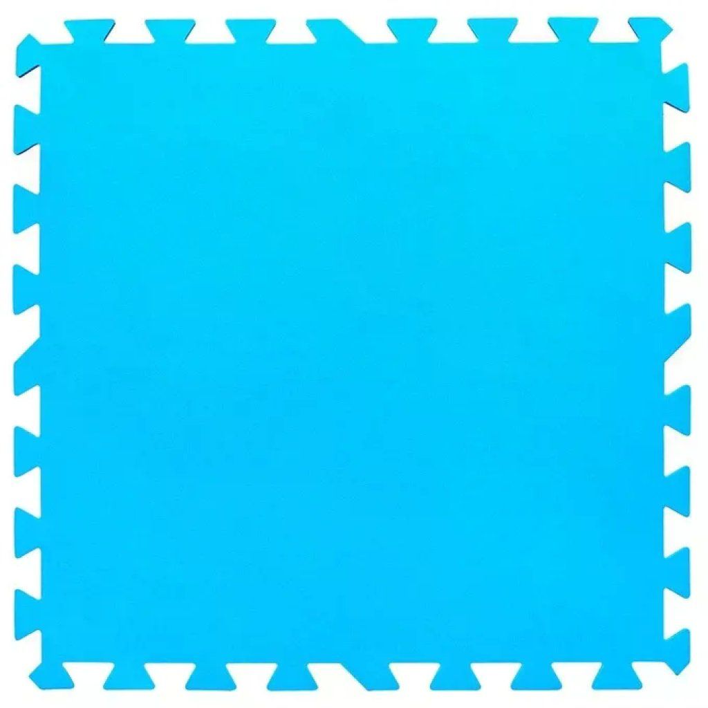 Bestway 58220 Tappetini Protettivi per Piscina, 9 Pezzi da 50 x 50 cm, Blu