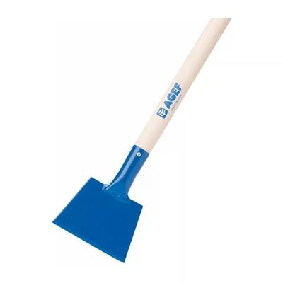 AGEF Pala Rompighiaccio in Acciaio Blu con Manico in Faggio, 142 cm
