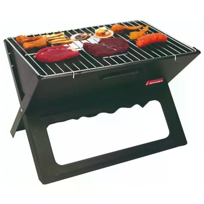 Sandrigarden SG 44-29 Barbecue da Tavolo a Carbone, Griglia Cromata 44 × 29 cm, Nero Sandrigarden SG 44-29 Barbecue da Tavolo a Carbone, Griglia Cromata 44 × 29 cm, Nero