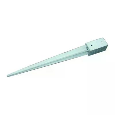 Vigor-Blinky Puntale Zincato per Palo in Legno 7x7x75 cm