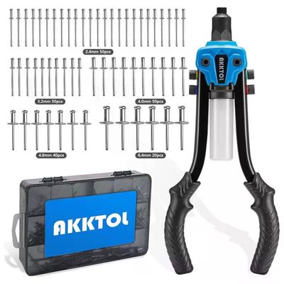 Hit 4953830180113 Pinza per Rivetti Ciechi Alluminio e Acciaio 4 Testine intercambiabili Hit 4953830180113 Pinza per Rivetti Ciechi Alluminio e Acciaio 4 Testine intercambiabili