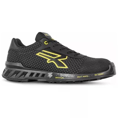 U-Power Red Industry Scarpe Antinfortunistiche S3 SRC CI ESD, Nero/Giallo, Numero 42 U-Power Red Industry Scarpe Antinfortunistiche S3 SRC CI ESD, Nero/Giallo, Numero 42