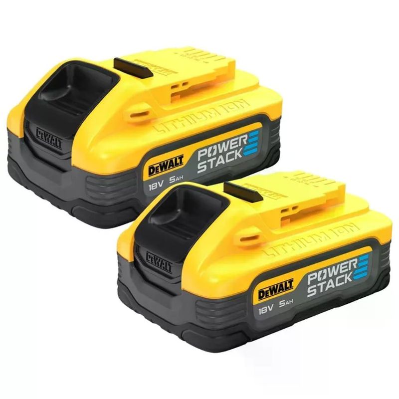 DeWALT DCBP518H2-XJ Set 2 Batterie PowerStack 18 V 5 Ah