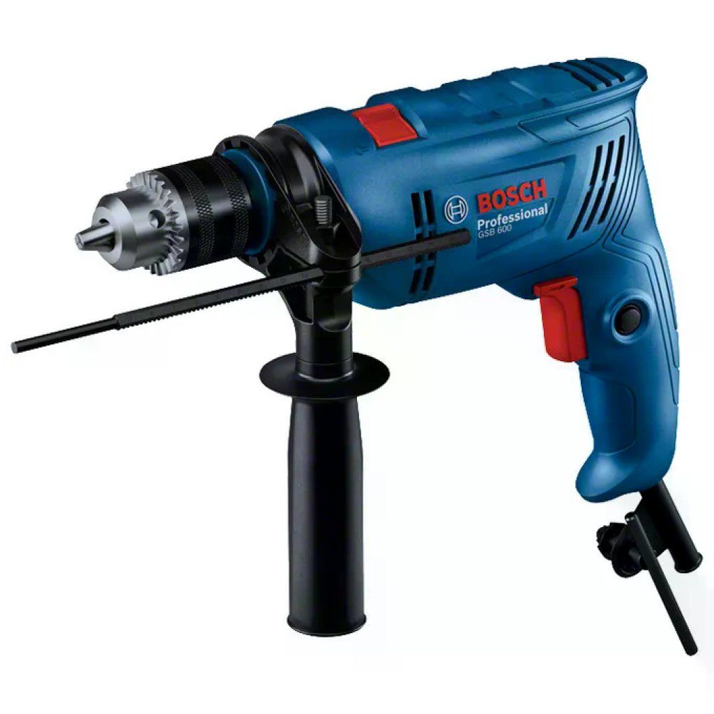 Bosch GSB 600 Professional Trapano a Percussione 600 W, Mandrino 13 mm