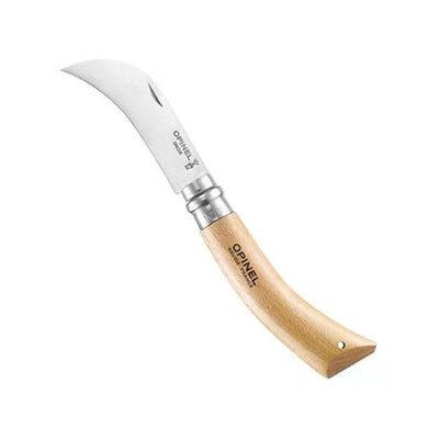Opinel N. 8 Coltello da Potatura Semicurvo Inox 8,5 cm