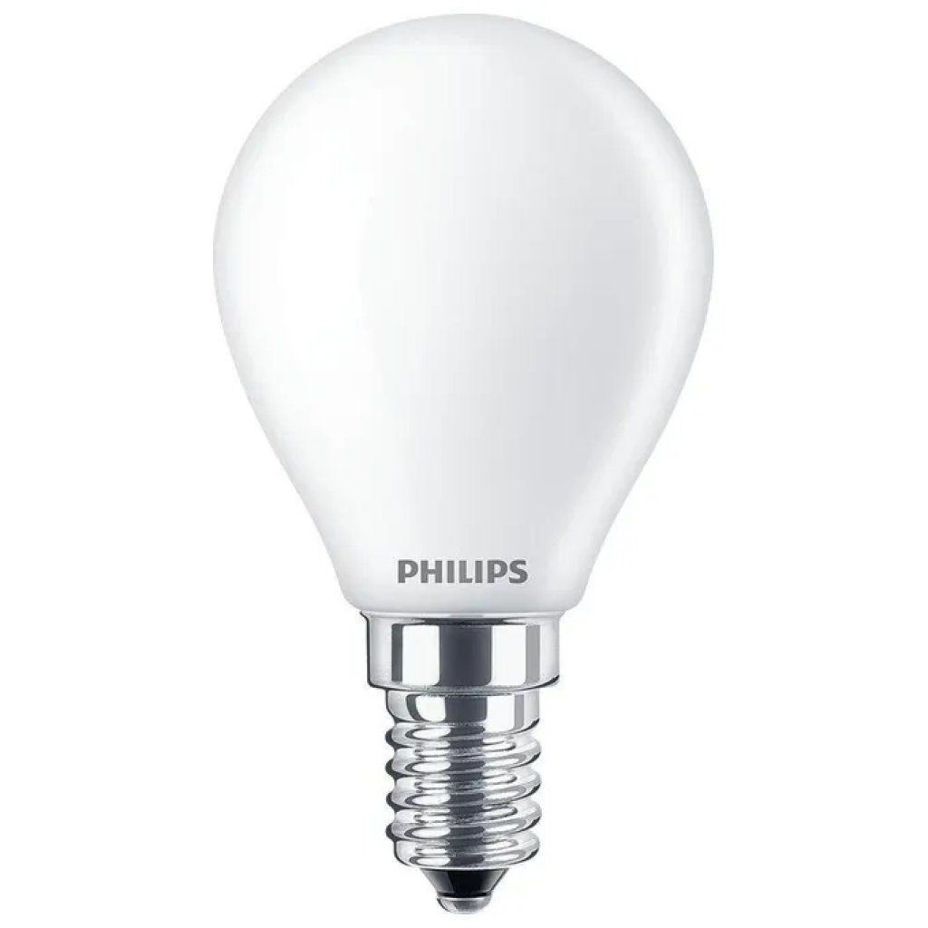 Philips Lampadina LED a Candela Smerigliata E14, 6,5 W, 806 lm, 2700 K