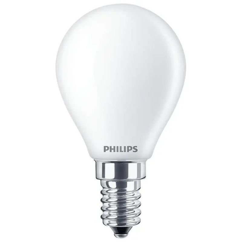 Philips Lampadina LED a Candela Smerigliata E14, 6,5 W, 806 lm, 2700 K