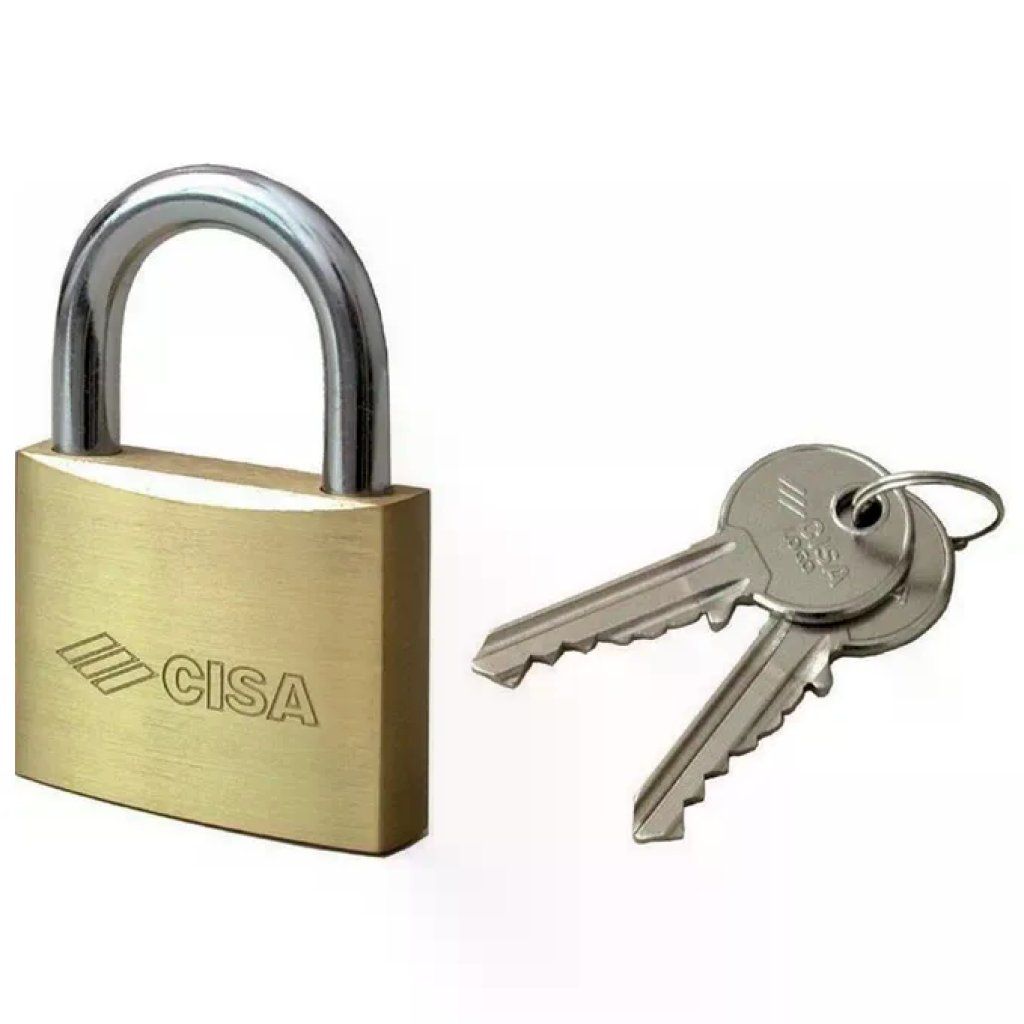 CISA Locking Line Lucchetto ad Arco 60 mm in Ottone