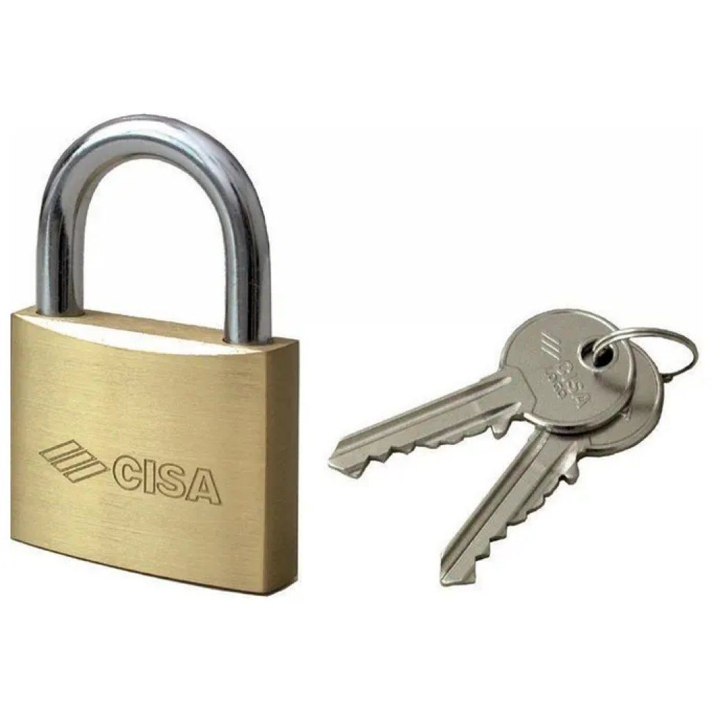 CISA Locking Line Lucchetto in Ottone 60 mm