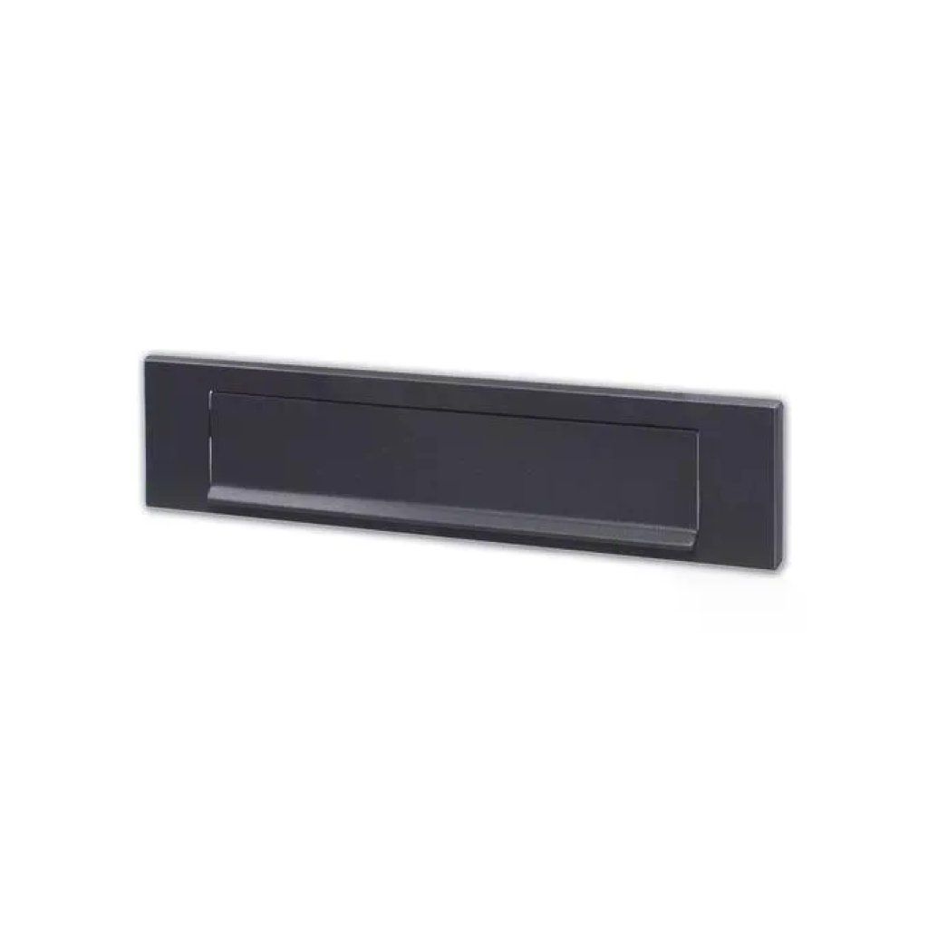 Alubox Copriferitoia per Buca delle Lettere da Esterno, Ghisa, 30,5 × 7,5 cm