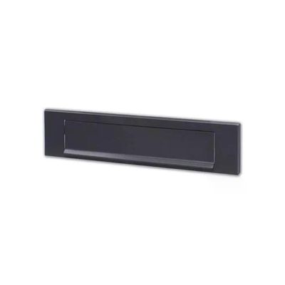 Alubox Copriferitoia per Buca delle Lettere da Esterno, Ghisa, 30,5 × 7,5 cm