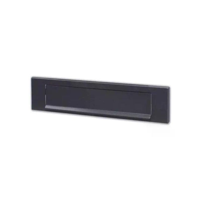 Alubox Copriferitoia per Buca delle Lettere da Esterno, Ghisa, 30,5 × 7,5 cm