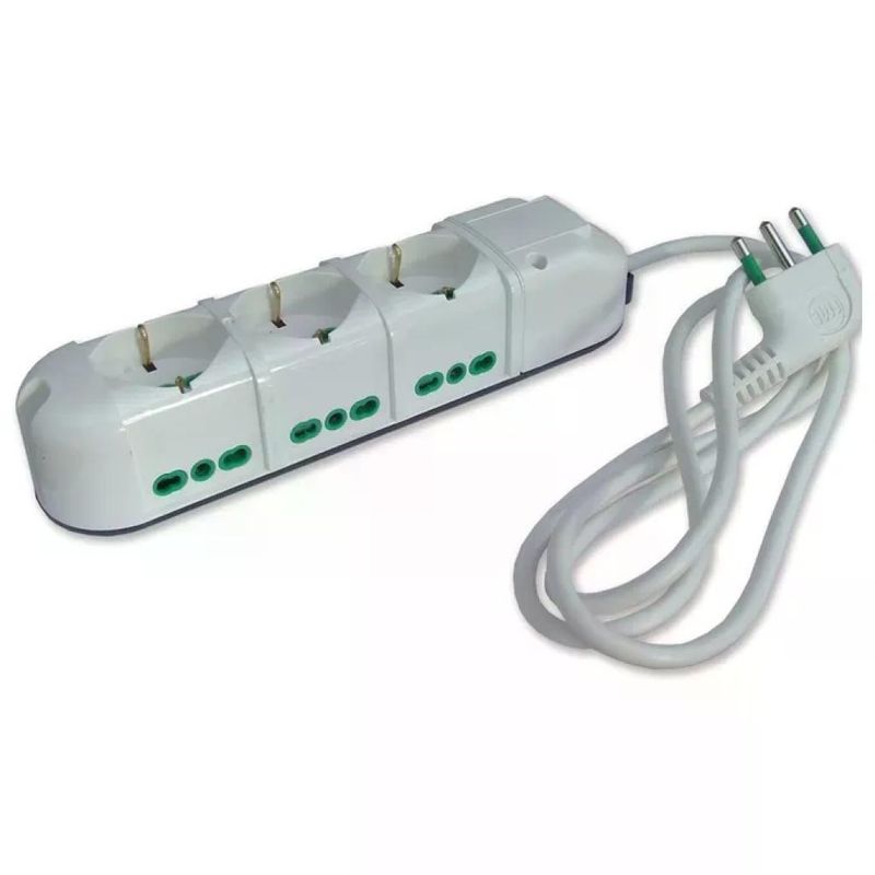 Fanton TRIAX FME42140 Multipresa 9 Posti con Cavo da 5 m