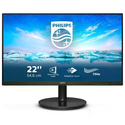 Philips 222V8LA-00 V Line Monitor PC 21.5'' Full HD 1920x1080 VA LCD 75 Hz Adaptive Sync Flicker Philips 222V8LA-00 V Line Monitor PC 21.5'' Full HD 1920x1080 VA LCD 75 Hz Adaptive Sync Flicker