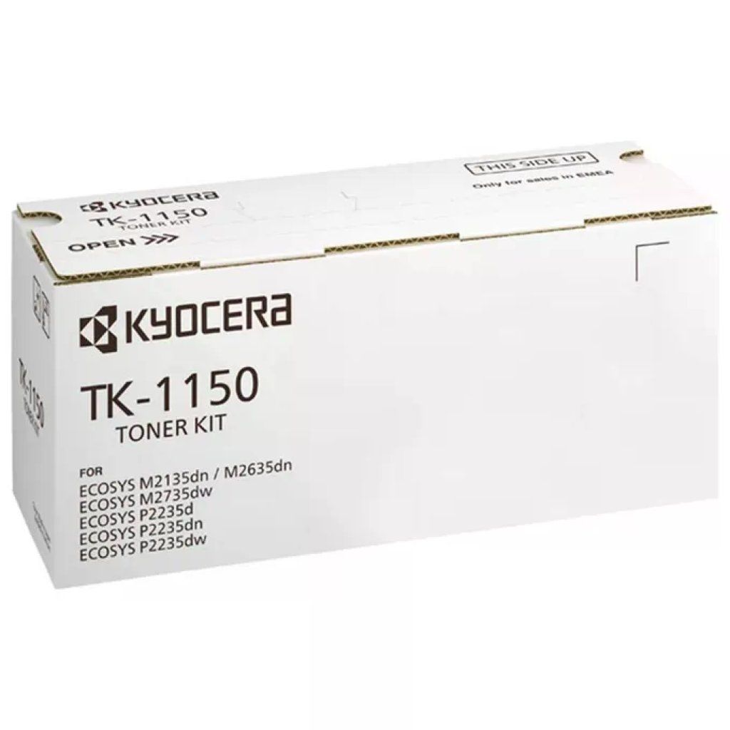 Kyocera TK-1150 Toner Originale per ECOSYS M2135dn M2635dn M2735dw 3000 pagine colore Nero