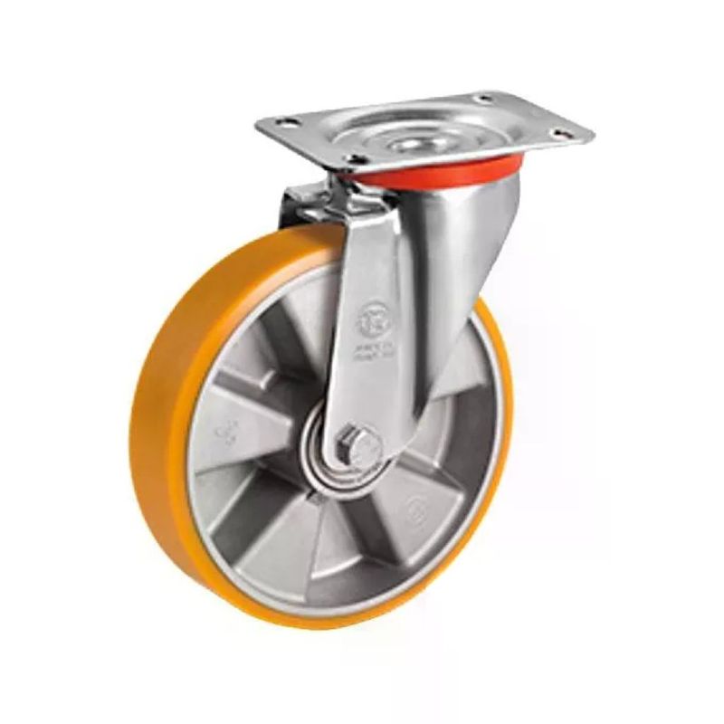 Tellure Rota Serie 65 AL – Ruota girevole in poliuretano TR 100 mm, portata 200 daN