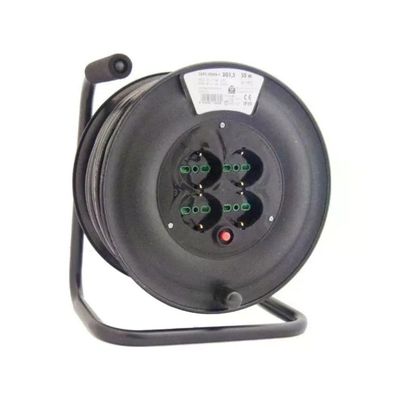 FANTON ONDA Avvolgicavo 50 m 3G1,5 con 4 prese e disgiuntore termico