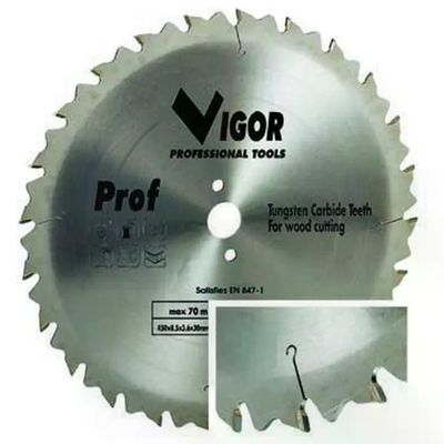 VIGOR-BLINKY VIGOR Lama Circolare per Legno 500 mm, Foro 30 mm, 40 Denti Widia VIGOR-BLINKY VIGOR Lama Circolare per Legno 500 mm, Foro 30 mm, 40 Denti Widia